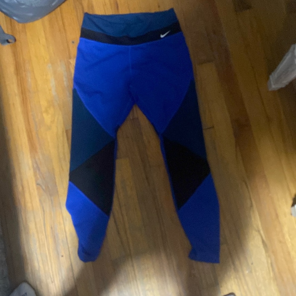 blue nike leggings